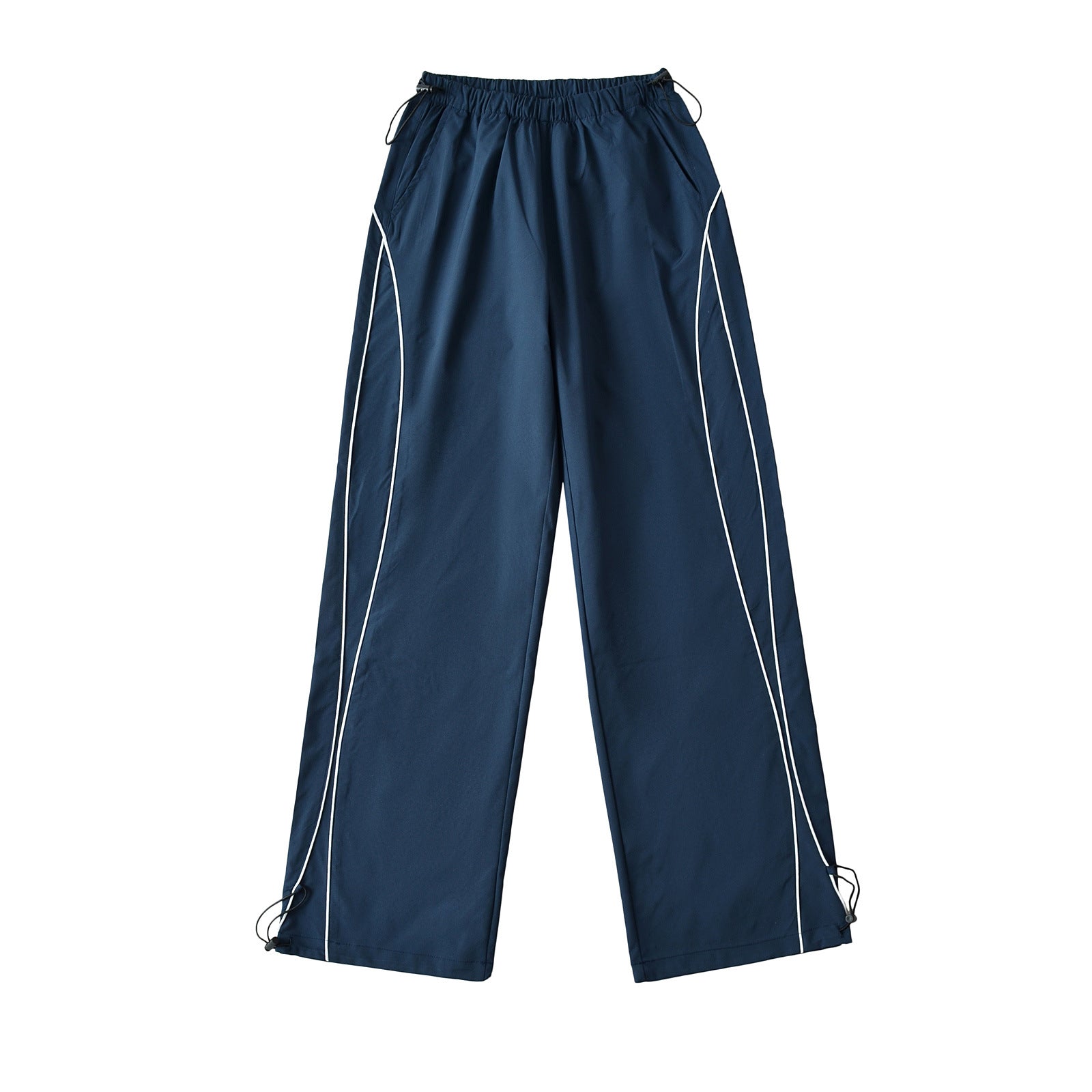 Sports Straight Casual Pants Women Summer Sexy Loose Slimming Drawstring Ankle Tied Wide Leg Pants