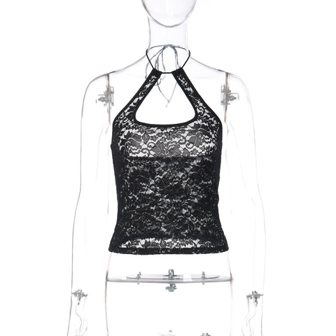 women  Sexy Lace Backless Vest  Women