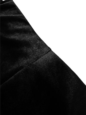 Women Clothing Autumn Winter High Sense Velvet Flared Pants Casual Bootcut Trousers