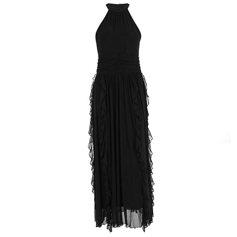 Asheboro Clothing French Ruffled Waist Slimming Dress