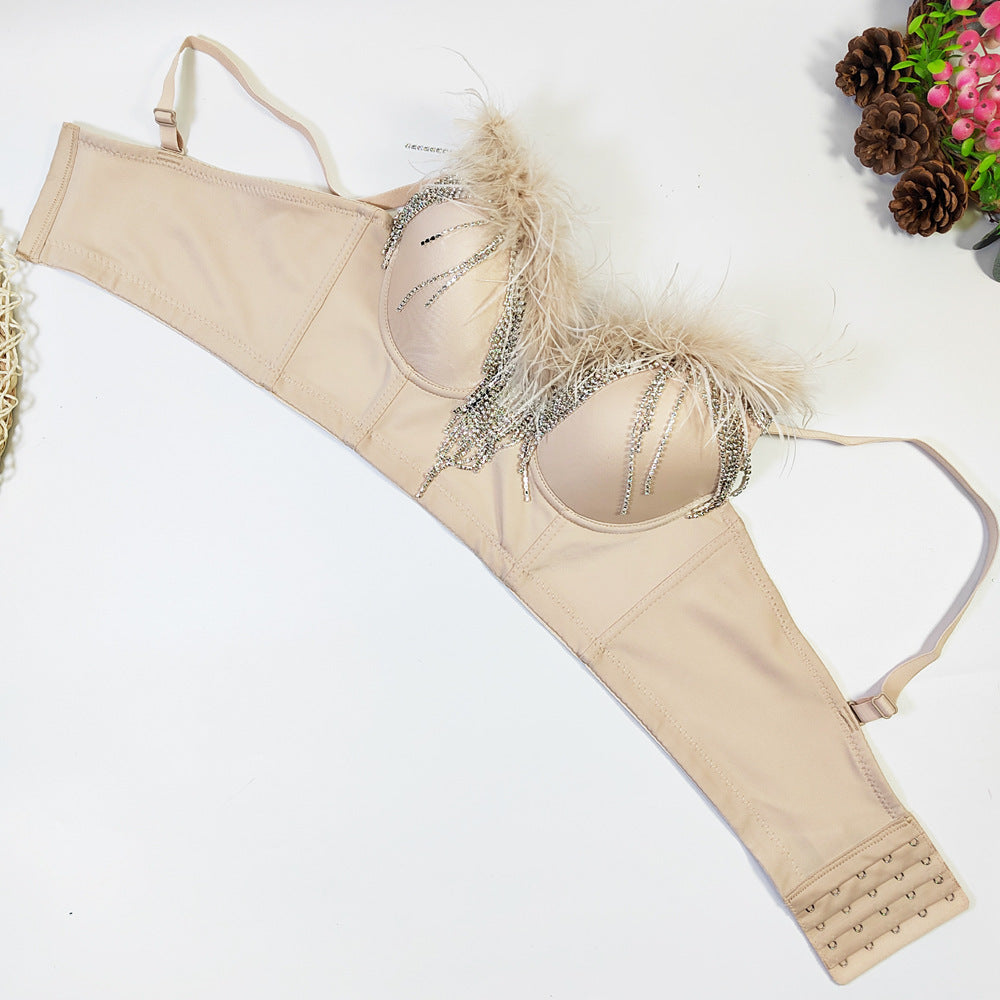 Sexy  Women Night  Feather Tassel