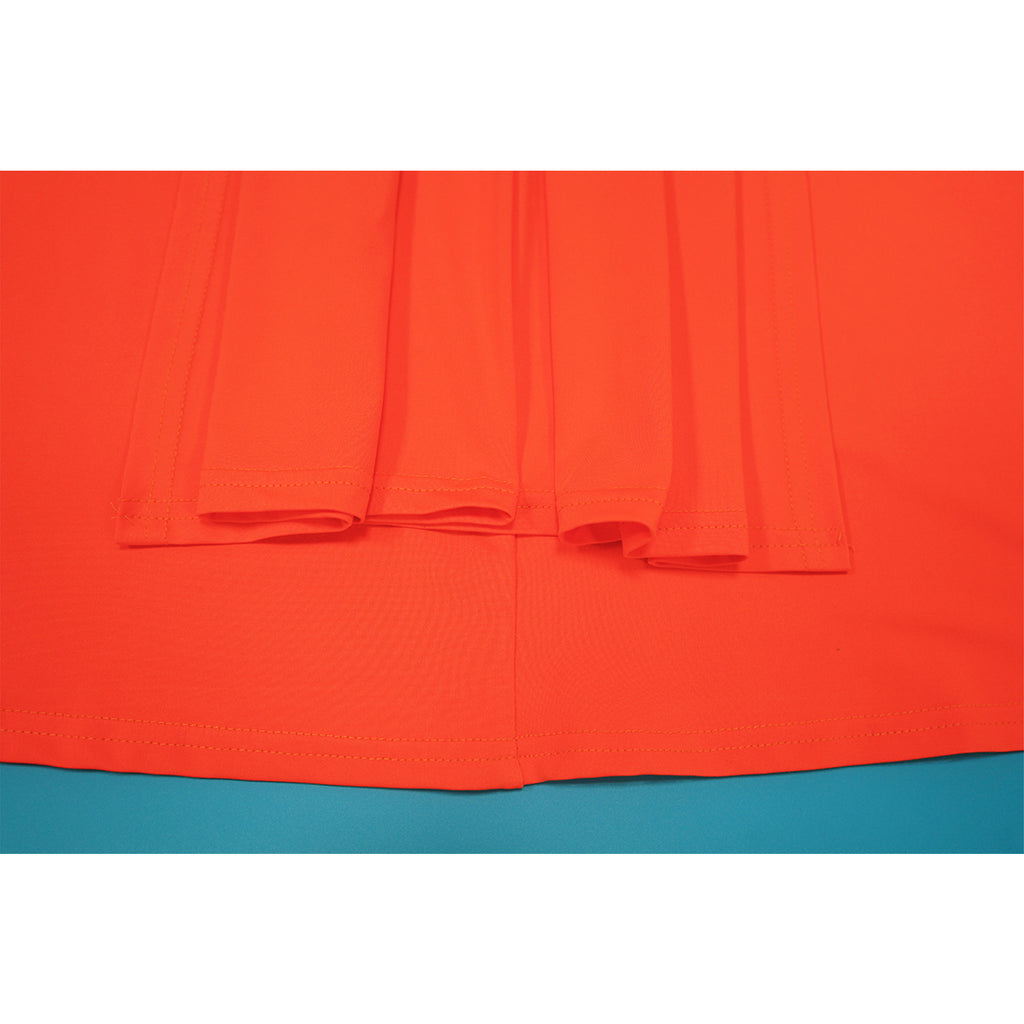 Georgia O-neck High Split Ruched Stacked Bodycon Midi Maxi Dress