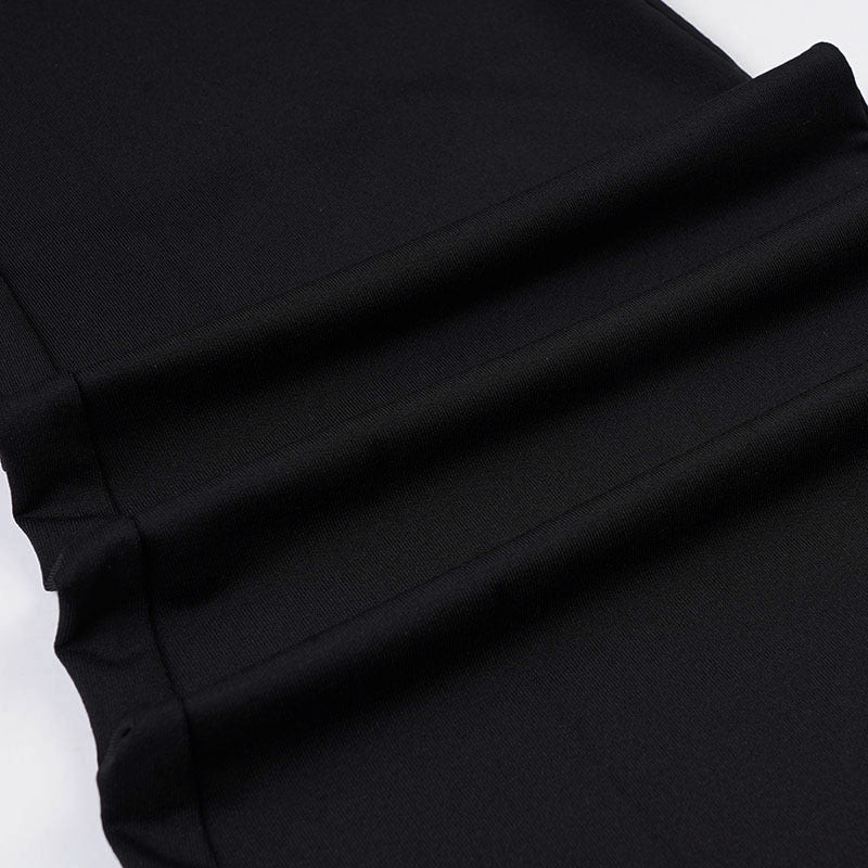 Solid Color Slim Fit with Brassiere Pad Drawstring Slim Fit Sexy Siamese Trousers Micro Pull Jumpsuit for Women