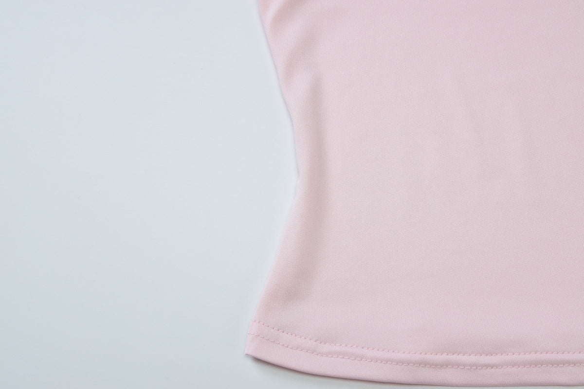 Women Solid Shoulder Strap Vest
