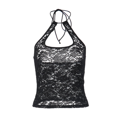 women  Sexy Lace Backless Vest  Women