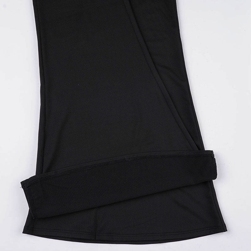 Solid Color Slim Fit with Brassiere Pad Drawstring Slim Fit Sexy Siamese Trousers Micro Pull Jumpsuit for Women
