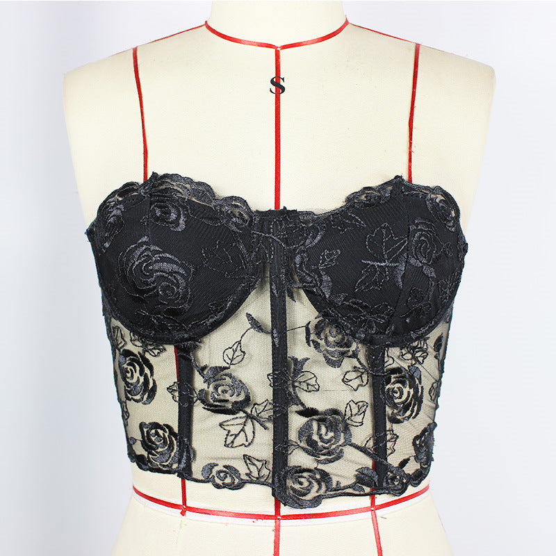 Sexy  Seductive Lace Bandeau Slim Women