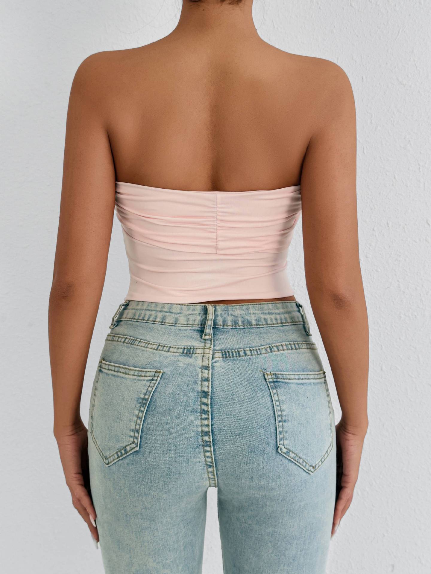 Summer Women  Arrival Gather Wrapped Chest
