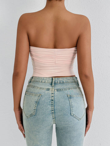 Summer Women  Arrival Gather Wrapped Chest