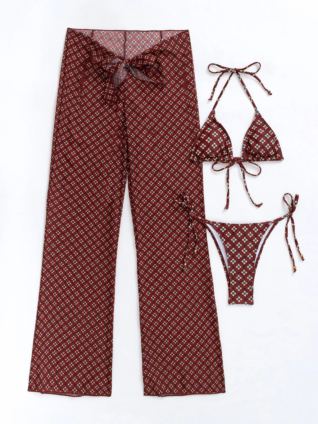 Taunton Push Up Beachwear Swimming Bathing Set
