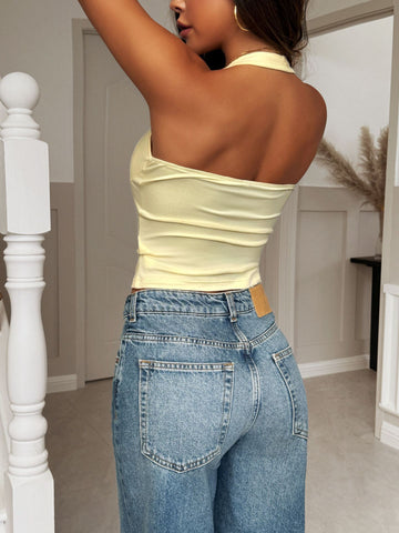 Women  Sexy Halterneck Vest