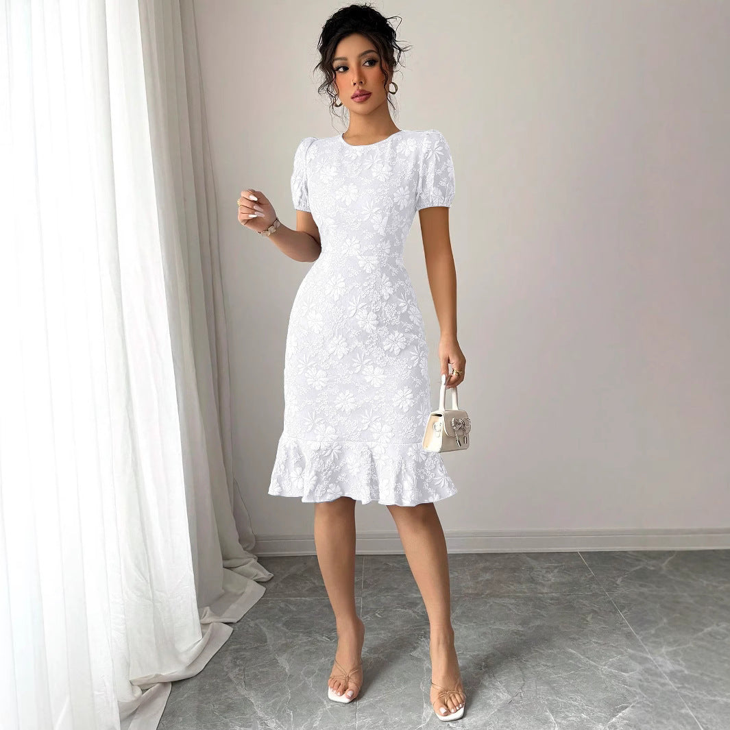 Kissimi Slim Fit Sheath Knee Length Office Casual All Matching Dress