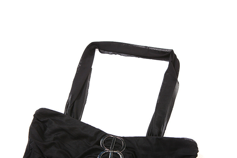 Halter Off Neck Low Cut See through
