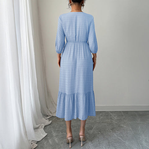 Los Prados Casual Holiday All Match Long Dress