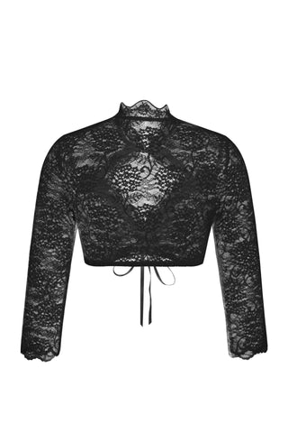 Women Regular Base Lace Stitching blouse