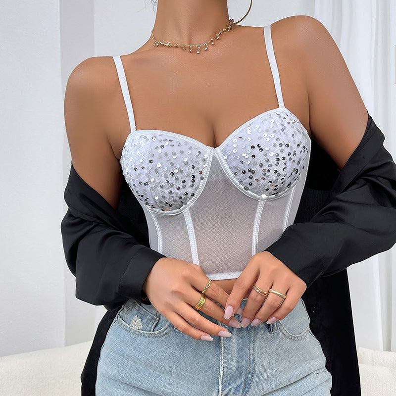 Sexy Breathable Corset With Low Cut Flattering