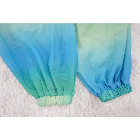 Women  Printing Batwing Sleeve