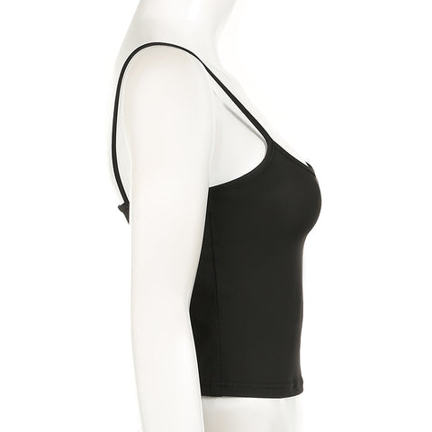 Solid Basic Square Collar Inner Outer Slim