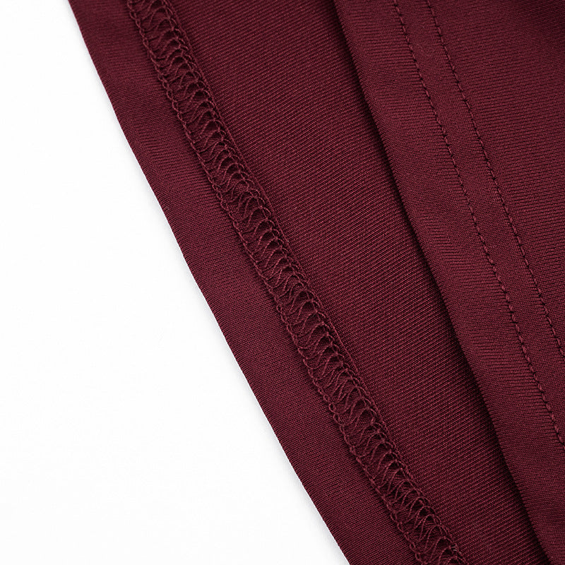 Women Clothing Spring Summer Sexy Slim Fit Turtleneck Halter Backless Bootcut Pants Jumpsuit for Women