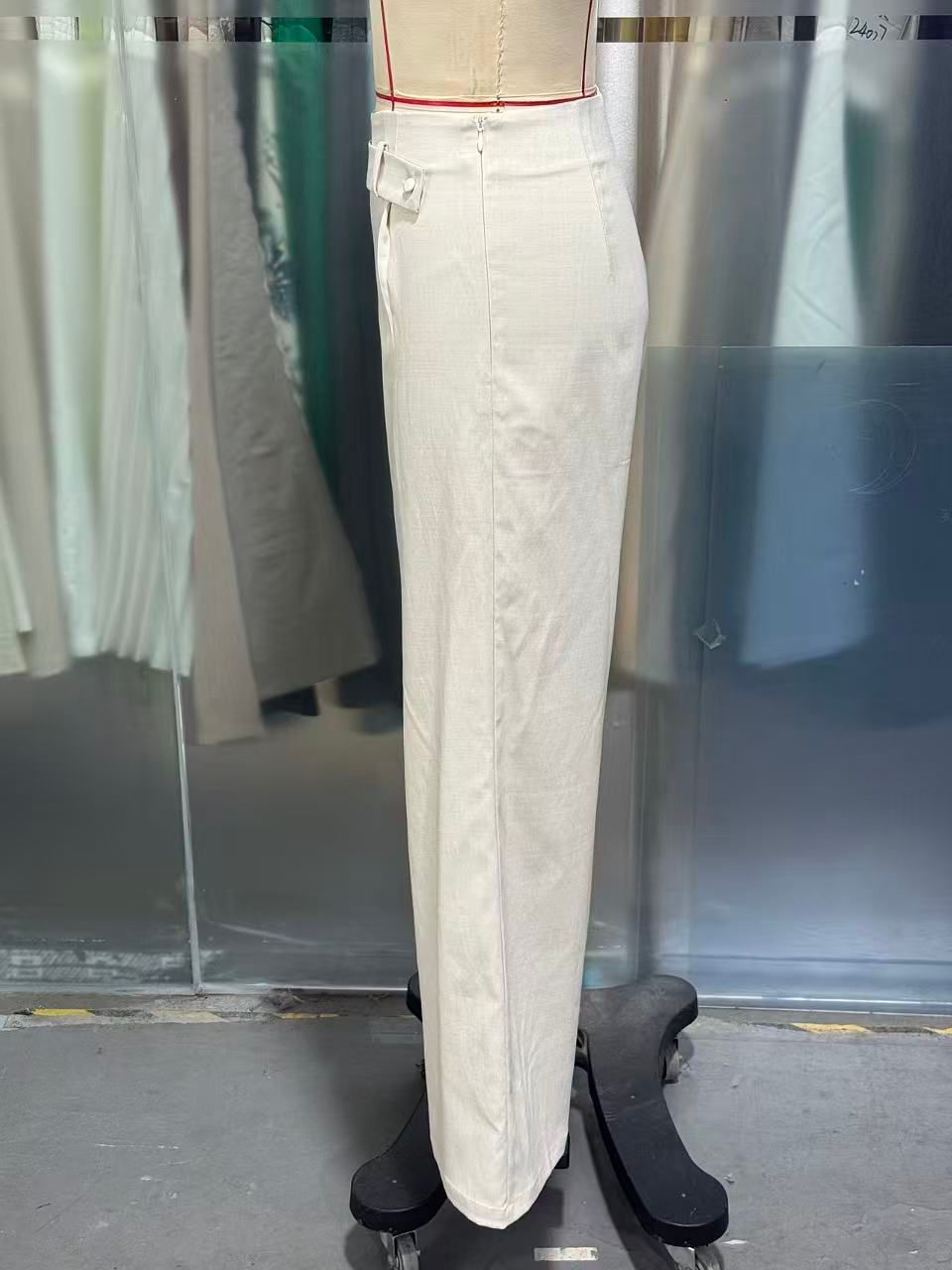 Spring Autumn Popular Slimming Women Casual Pants Loose Drooping High Grade A line Small Wide Leg Pants