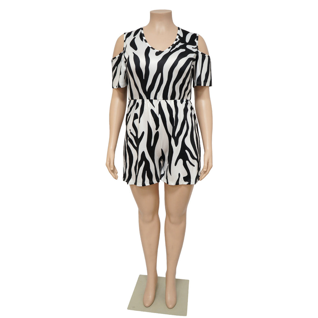 plus Size Spring Women Solid Color Casual Loose Home Jumpsuit
