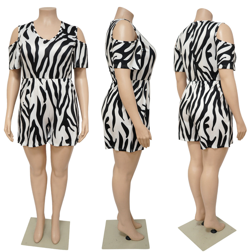 plus Size Spring Women Solid Color Casual Loose Home Jumpsuit
