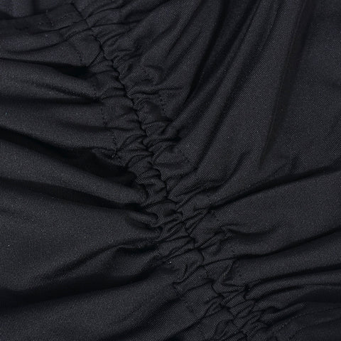 Wrapped Chest Pleated  Summer Women