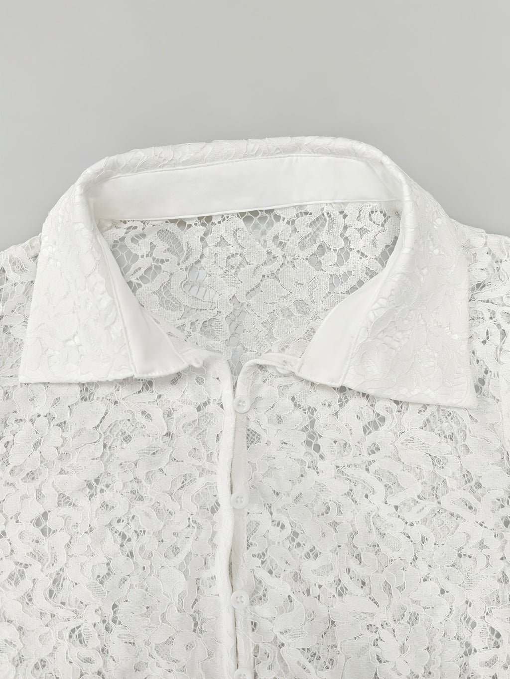 Women  Lace Long Sleeve Tassel Transparent