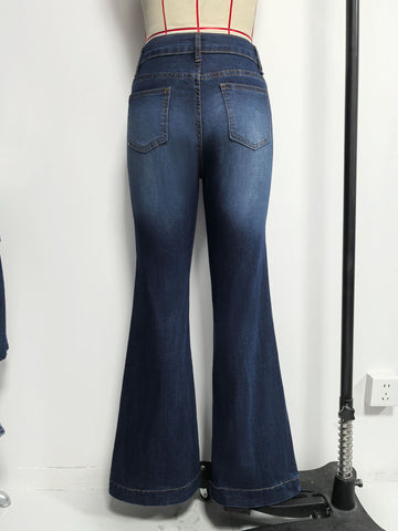 Spring Summer Retro High Waist Skinny Jeans Slimming Elegant Women Trousers