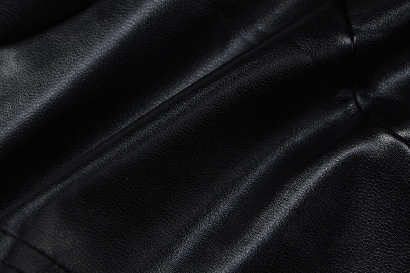 Women Summer Sexy Leather Cropped Vest
