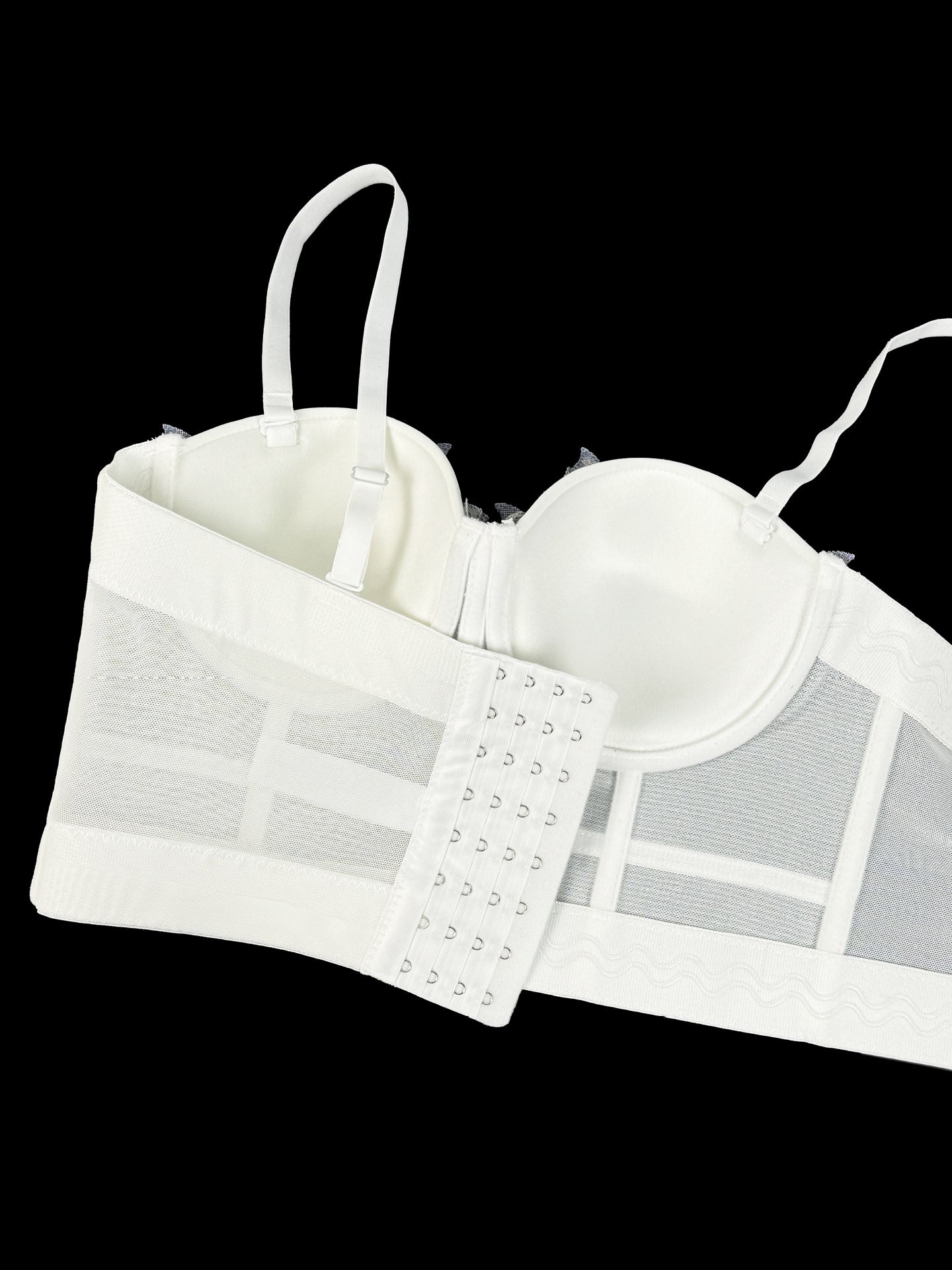 Sabana Perdida Three Dimensional Butterfly Decorative Camisole Mesh Sexy Top