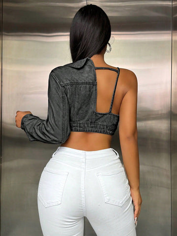 Women sexy Strap Long Sleeve