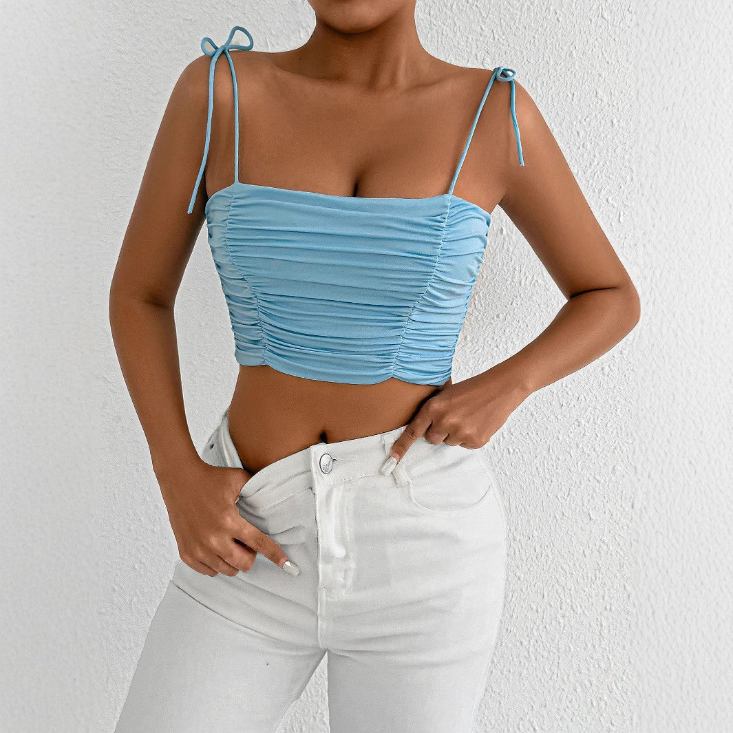 Summer Easy Sling Lace up Cropped Ultra