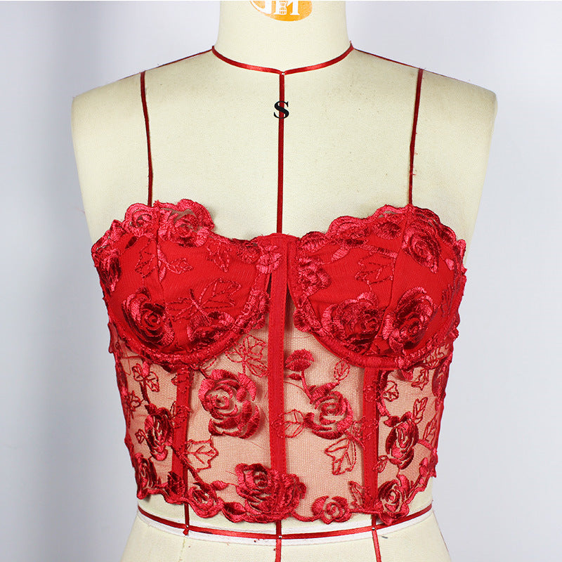 Sexy  Seductive Lace Bandeau Slim Women