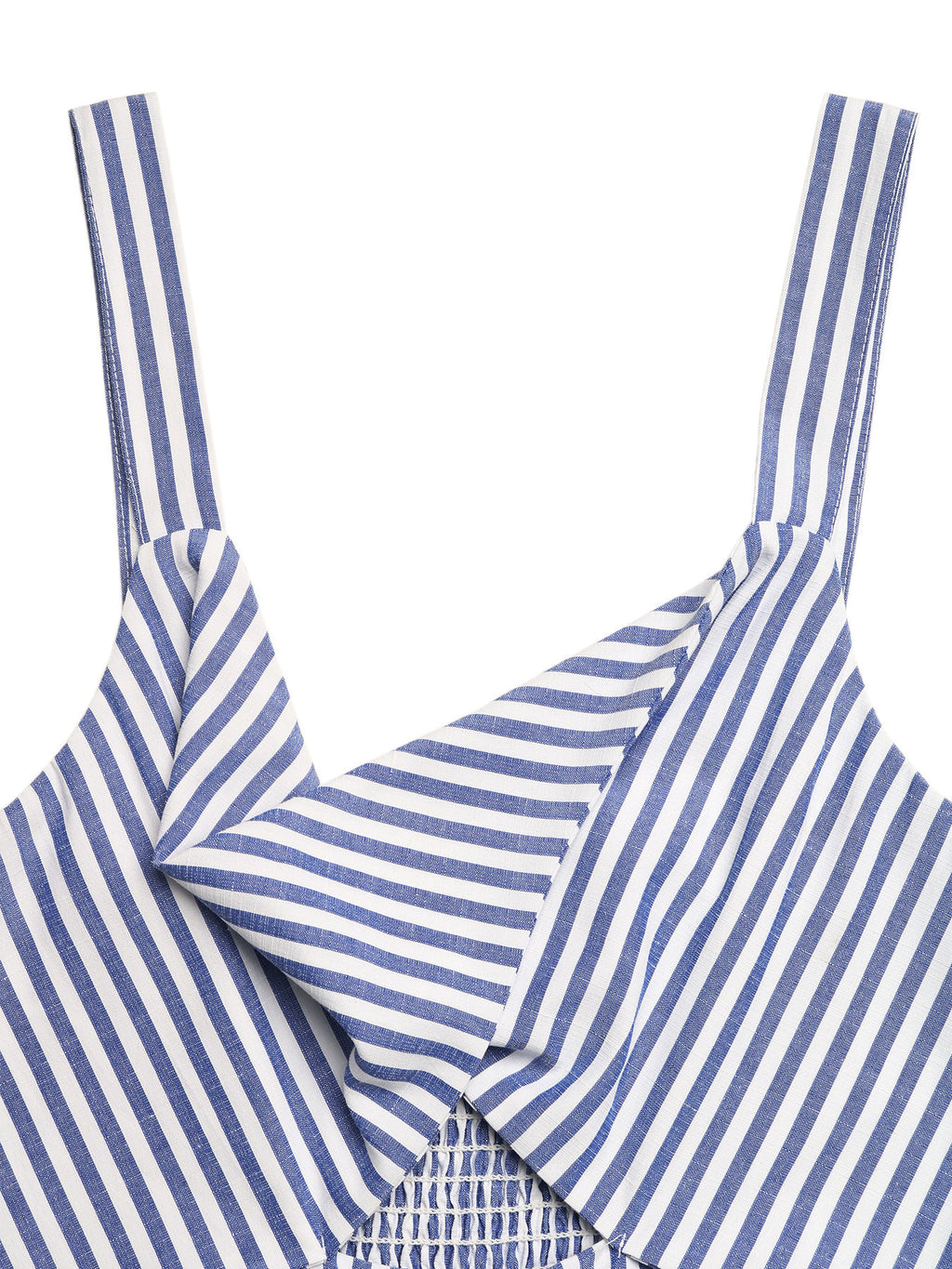 Vacation Fresh Jumpsuit Hollow Out Cutout out Camisole Striped Twist Backless Siamese Trousers