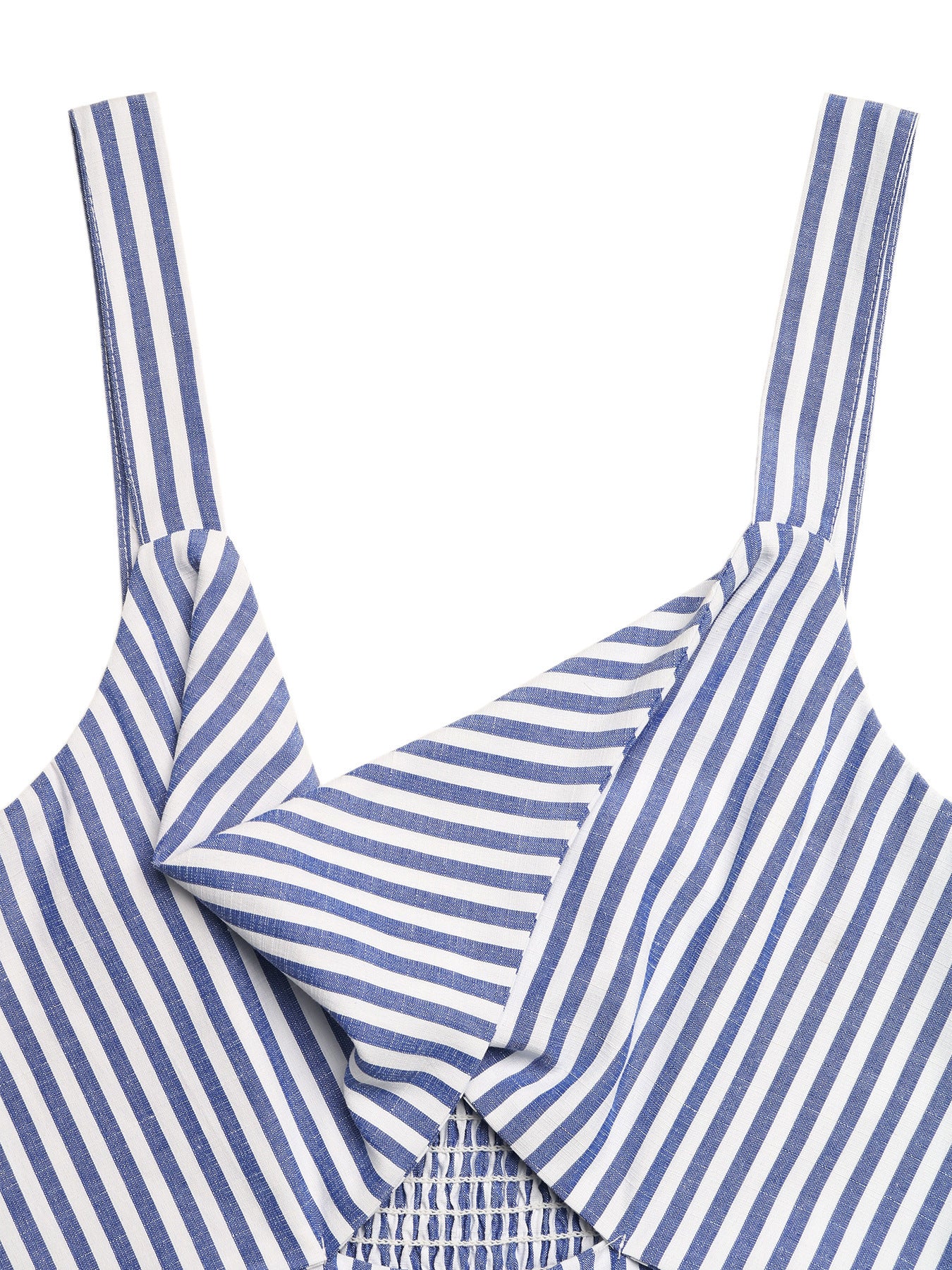 Vacation Fresh Jumpsuit Hollow Out Cutout out Camisole Striped Twist Backless Siamese Trousers