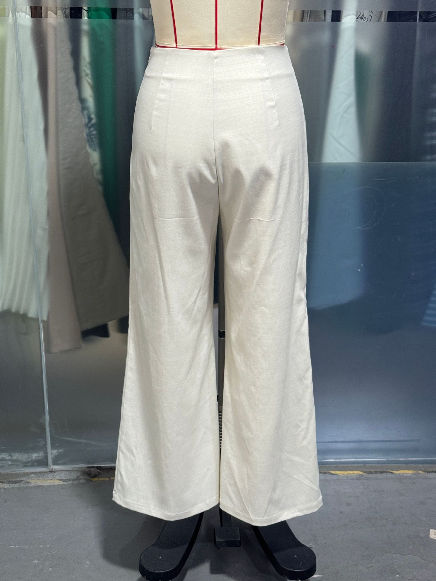 Spring Autumn Popular Slimming Women Casual Pants Loose Drooping High Grade A line Small Wide Leg Pants