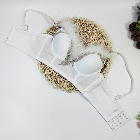 Sexy  Women Night  Feather Tassel