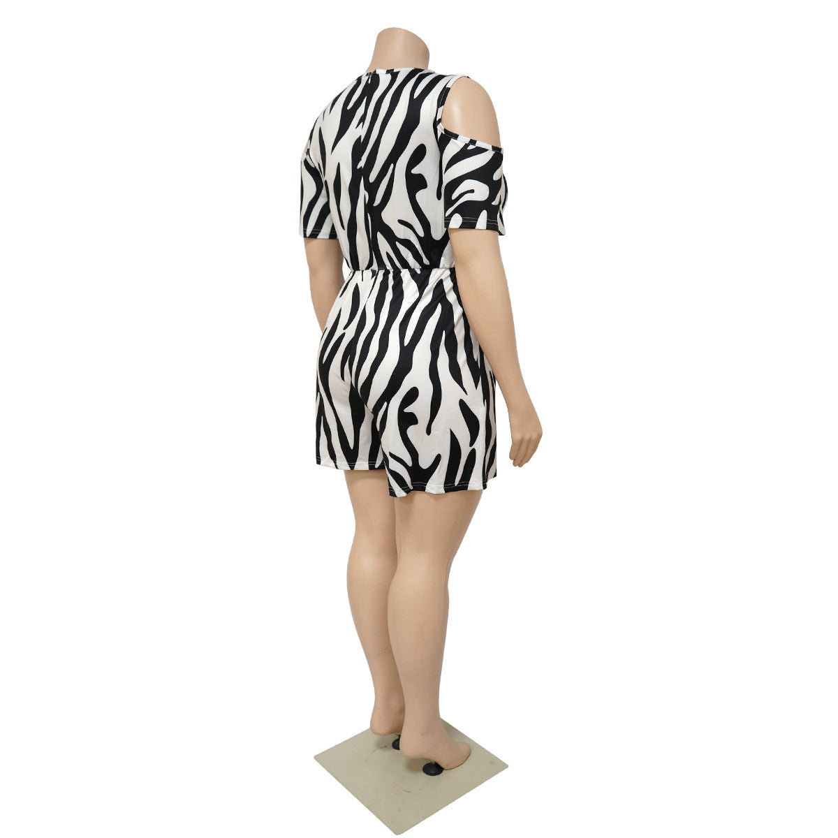 plus Size Spring Women Solid Color Casual Loose Home Jumpsuit