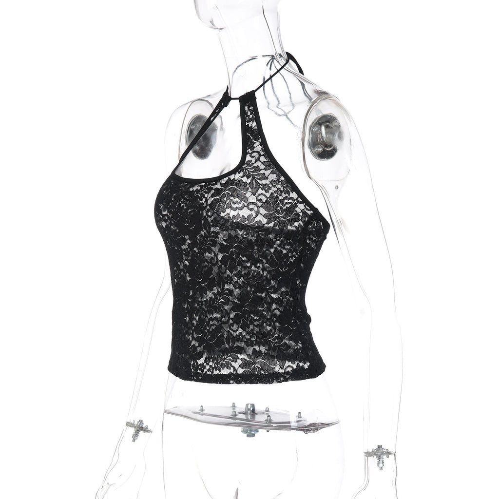 women  Sexy Lace Backless Vest  Women