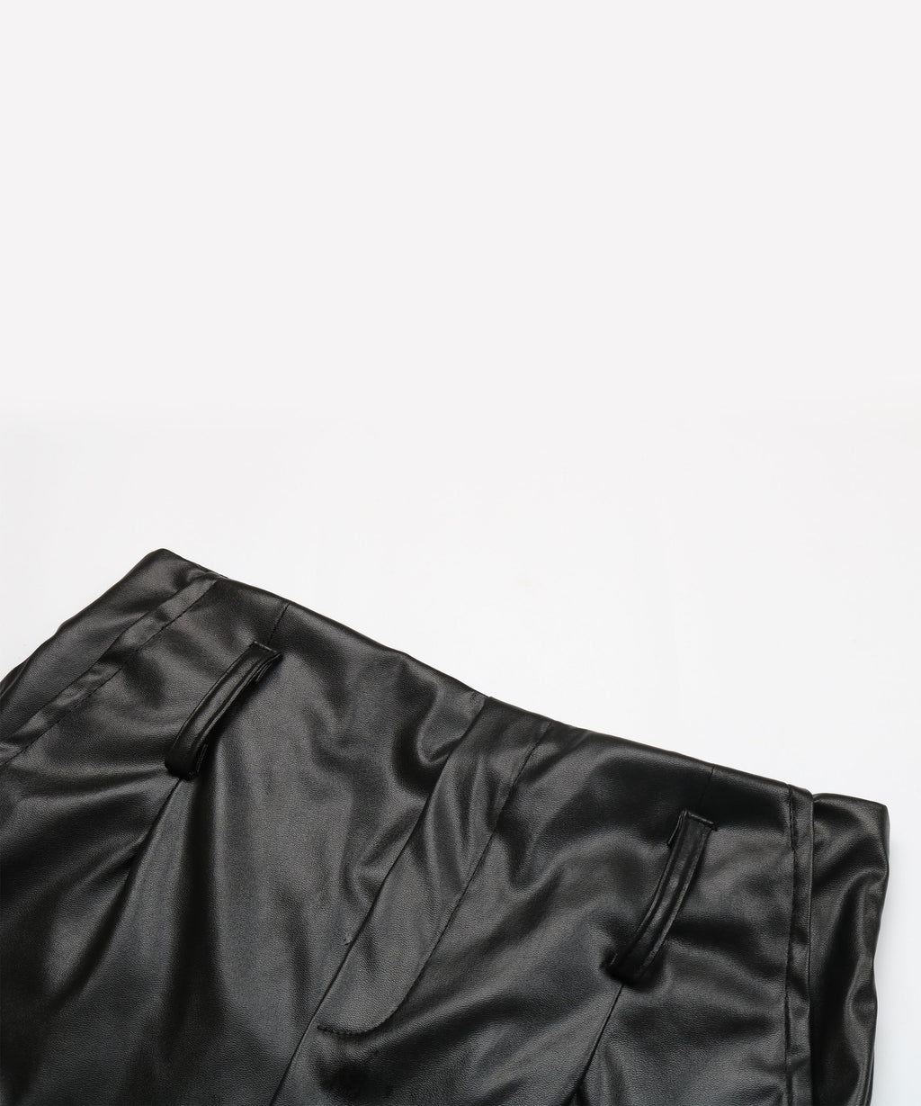 Autumn Street Office Lightly Mature Bow Black High Waist Bloomers