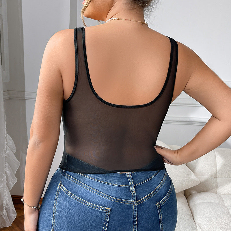 Plus Size Bra Plump Girls Sexy Boning Corset Bra Big Bra Cup Camisole