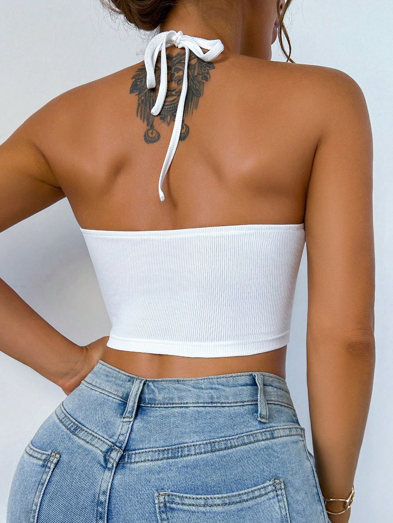 Basic Women Solid Cropped Slimming