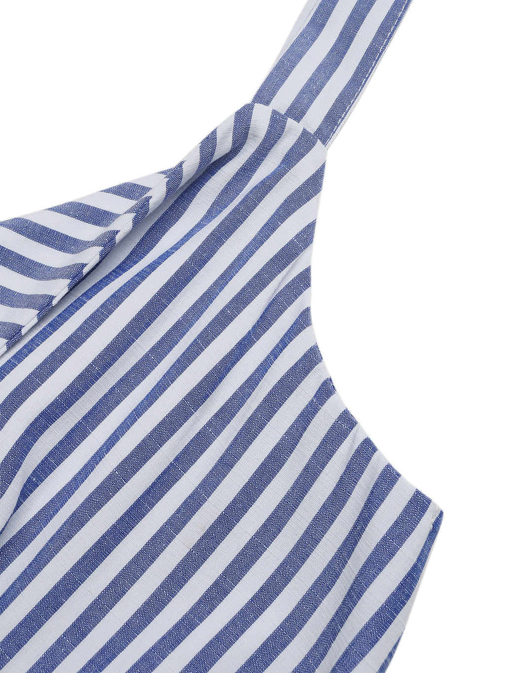 Vacation Fresh Jumpsuit Hollow Out Cutout out Camisole Striped Twist Backless Siamese Trousers