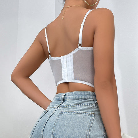 Sexy Breathable Corset With Low Cut Flattering