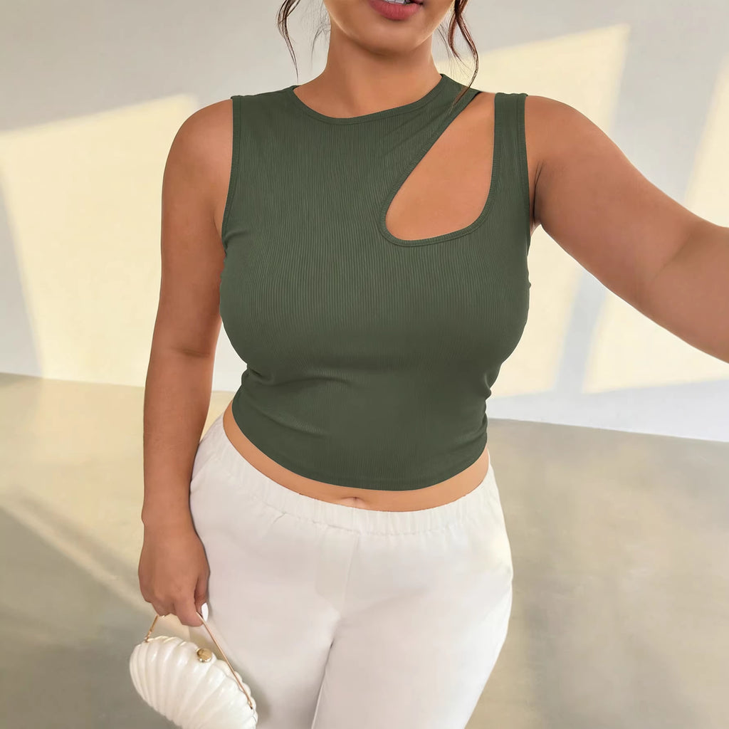 women Summer Casual Solid  Sleeveless
