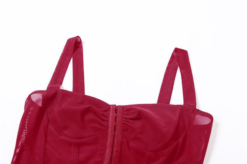 Women Spaghetti  Backless Slim Fit Vest
