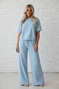 Valentina Solid Loose & Wide Leg Two Piece Sets