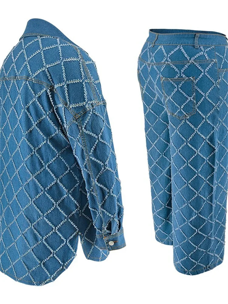 Gabriela Fall Clothing Print Long Sleeve Two Piece Sets