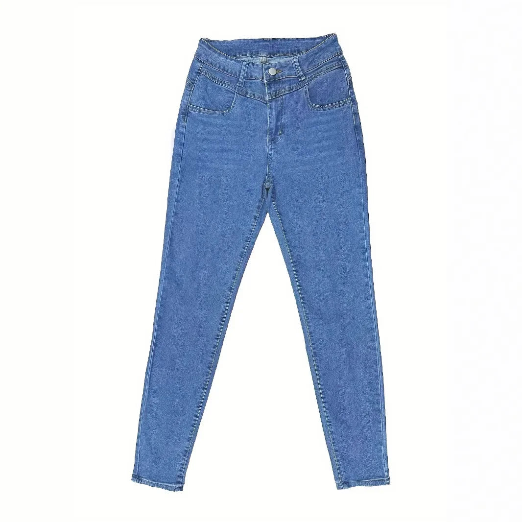 Old Tappan High-waist Stretch Simple Comfortable Small Leg Jeans
